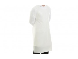 APRON DISPOSABLE NHS GRADE WHITE 27X46"