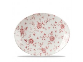 VINTAGE PRINTS PLATE OVAL COUPE 12.5"