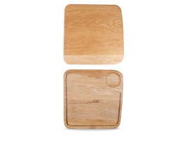 WOODEN BOARDS BOARD OAK SQUARE LARGE 29CM