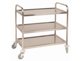 TROLLEY CLEARING S/S 3-TIER MEDIUM