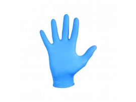 GLOVES NITRILE DOLPHIN P/F BLUE MEDIUM